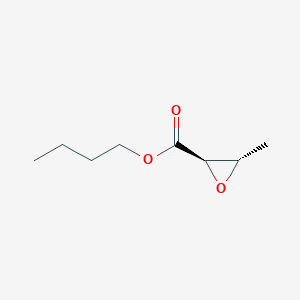 molecular formula C8H14O3 B122891 butyl (2R,3S)-3-methyloxirane-2-carboxylate CAS No. 153830-19-4