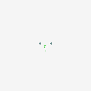 molecular formula ClH2+ B1228919 Chloranium CAS No. 36658-55-6