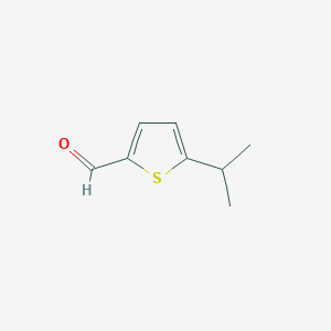 molecular formula C8H10OS B12289193 5-Isopropylthiophene-2-carbaldehyde 
