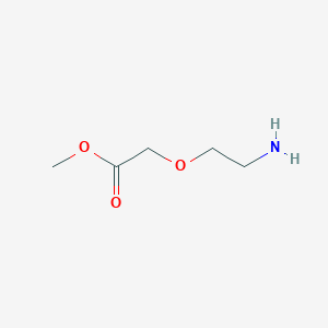 molecular formula C5H11NO3 B12289200 Methyl 2-(2-aminoethoxy)acetate 