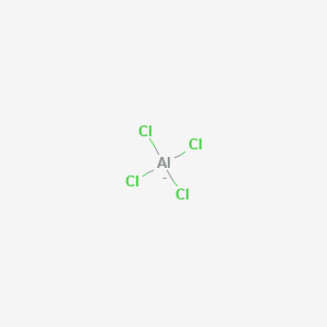 molecular formula AlCl4- B1228923 Tetrachloroalumanuide 