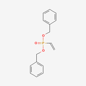 molecular formula C16H17O3P B12289293 Vinylphosphonic acid dibenzyl ester 
