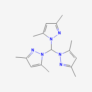 molecular formula C16H22N6 B1228933 三(3,5-二甲基-1-吡唑基)甲烷 CAS No. 28791-97-1