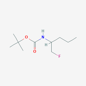 molecular formula C10H20FNO2 B12289339 (R)-N-Boc-1-fluoro-2-pentanamine 