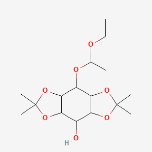 molecular formula C16H28O7 B12289428 6-O-(D,L-1-Ethoxyethyl)-1,2 