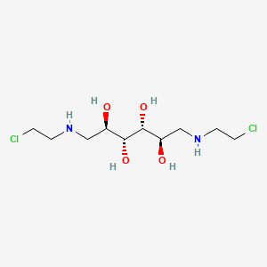 molecular formula C10H22Cl2N2O4 B1228943 Mannomustine CAS No. 576-68-1