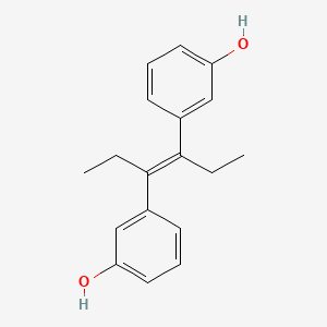 molecular formula C18H20O2 B1228945 3,3'-Dihydroxy-alpha,beta-diethylstilbene CAS No. 5959-71-7