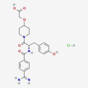 molecular formula C24H29ClN4O6 B1228950 Lamifiban hydrochloride CAS No. 243835-65-6
