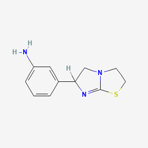 molecular formula C11H13N3S B1228951 3-Aminolevamisole CAS No. 43081-63-6
