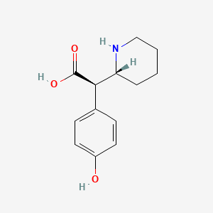 molecular formula C13H17NO3 B1228952 4-Hydroxyritalinic acid CAS No. 54593-32-7
