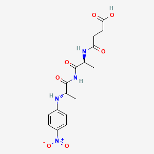molecular formula C16H20N4O7 B1228956 Succinyl-alanyl-alanine-4-nitroanilide CAS No. 61043-66-1