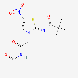 molecular formula C12H16N4O5S B1228959 BW 484C CAS No. 34431-70-4