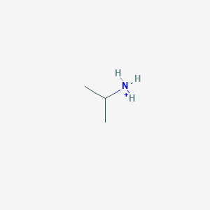 molecular formula C3H10N+ B1228971 Isopropylaminium 