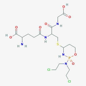 molecular formula C17H30Cl2N5O8PS B12289720 4-Glutathionyl cyclophosphamide 
