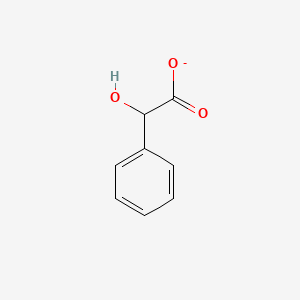 molecular formula C8H7O3- B1228975 Mandelate CAS No. 769-61-9