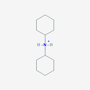 molecular formula C12H24N+ B1228976 Dicyclohexylammonium 