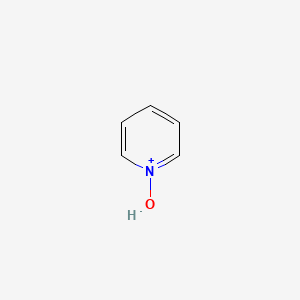 molecular formula C5H6NO+ B1228977 pyridine N-oxide perchlorate 