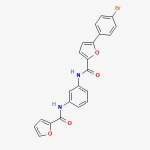 5-(4-bromophenyl)-N-[3-[[2-furanyl(oxo)methyl]amino]phenyl]-2-furancarboxamide