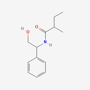molecular formula C13H19NO2 B12289804 [R-(R*,R*)]-N-(2-Hydroxy-1-phenylethyl)-2-methylbutanamide 