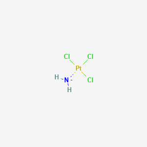 molecular formula Cl3H3KNPt B122901 Potassium trichloroammineplatinate(II) CAS No. 13820-91-2
