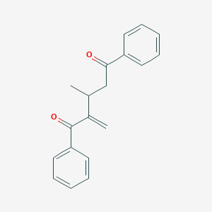 molecular formula C19H18O2 B1229017 3-甲基-2-亚甲基-1,5-二苯基戊烷-1,5-二酮 