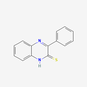 molecular formula C14H10N2S B1229018 3-Phenylquinoxaline-2-thiol CAS No. 58861-61-3