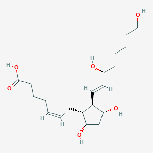 molecular formula C20H34O6 B12290219 20-Hydroxy prostaglandin F2alpha CAS No. 57930-93-5
