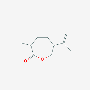 molecular formula C10H16O2 B1229027 6-Isopropenyl-3-methyloxepan-2-one 