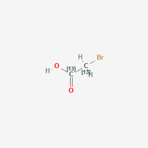 molecular formula C2H3BrO2 B122903 Bromoacetic-13c2 acid CAS No. 52947-00-9