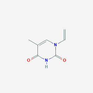 molecular formula C7H8N2O2 B1229030 2,4(1H,3H)-Pyrimidinedione, 1-ethenyl-5-methyl- 