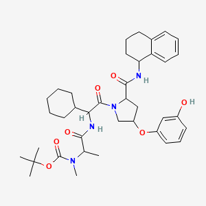 molecular formula C38H52N4O7 B12290365 E3 ligase Ligand 14 