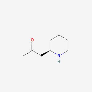 molecular formula C8H15NO B1229039 (R)-1-(2-Piperidyl)acetone CAS No. 2858-66-4