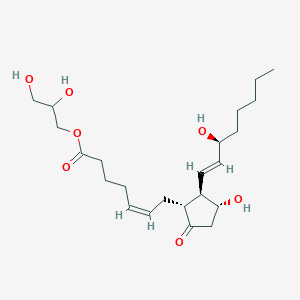 molecular formula C23H38O7 B122905 1(3)-glyceryl-PGE2 CAS No. 37497-47-5