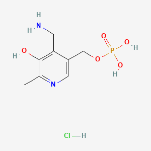 4-(Aminomethyl)-5-hydroxy-6-methyl-3-pyridylmethyl dihydrogen phosphate monohydrochloride