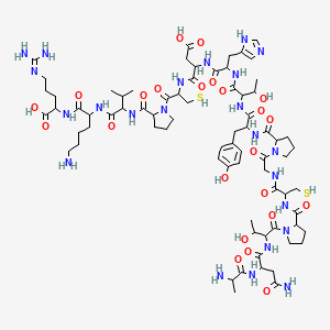 molecular formula C74H115N23O23S2 B12290637 G3-C12 