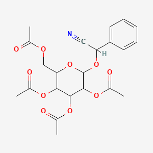 molecular formula C22H25NO10 B12290692 (S)-Prunasin Tetraacetate 