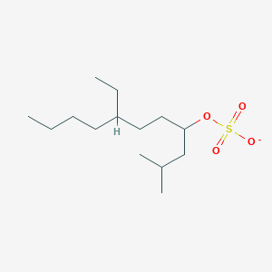 7-Ethyl-2-methylundecan-4-yl sulfate