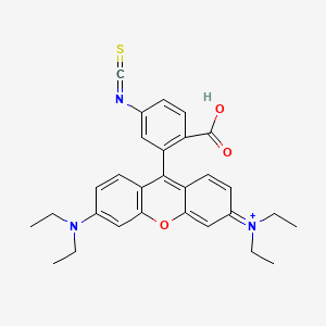 molecular formula C29H30N3O3S+ B1229083 rhodamine B 6-isothiocyanate 