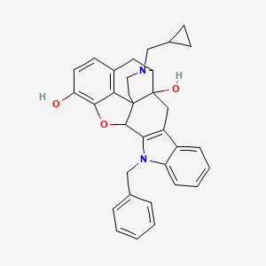 11-Benzyl-22-(cyclopropylmethyl)-14-oxa-11,22-diazaheptacyclo[13.9.1.01,13.02,21.04,12.05,10.019,25]pentacosa-4(12),5,7,9,15,17,19(25)-heptaene-2,16-diol