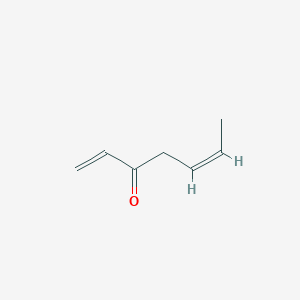 molecular formula C7H10O B12290949 1,5-Heptadien-3-one, (Z)- 
