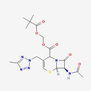 molecular formula C18H24N6O6S B12290953 2-CefteraM Pivoxil 