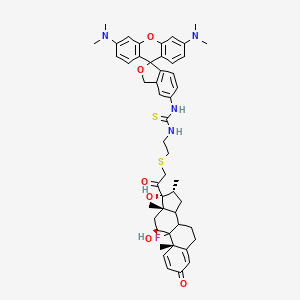 molecular formula C49H57FN4O6S2 B1229098 Dex-C2-rho CAS No. 99143-17-6