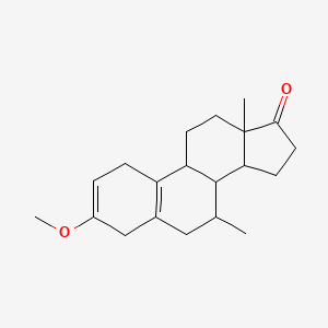 molecular formula C20H28O2 B12290984 3-methoxy-7,13-dimethyl-4,6,7,8,9,11,12,14,15,16-decahydro-1H-cyclopenta[a]phenanthren-17-one 