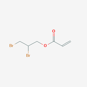 molecular formula C6H8Br2O2 B012291 2,3-Dibromopropyl acrylate CAS No. 19660-16-3