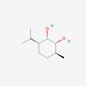 molecular formula C10H20O2 B122910 (1S,2R,3S,6R)-3-methyl-6-propan-2-ylcyclohexane-1,2-diol CAS No. 155419-08-2