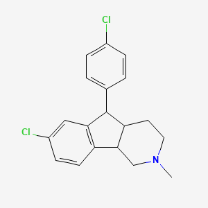 molecular formula C19H19Cl2N B1229104 EP 19-088 CAS No. 57571-54-7