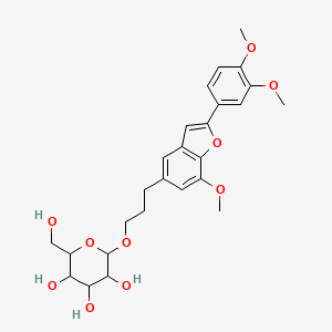 molecular formula C26H32O10 B12291044 Homo egonol beta-D-glucoside 