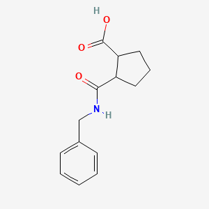 molecular formula C14H17NO3 B12291050 cis-2-(Benzylaminocarbonyl)cyclopentanecarboxylicAcid 