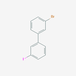 molecular formula C12H8BrI B12291057 3-Bromo-3'-iodo-1,1'-biphenyl 