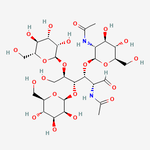 molecular formula C28H48N2O21 B1229106 Mannosyl(2)-N-acetyl(2)-glucose CAS No. 81034-76-6